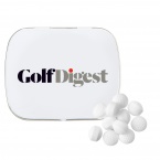 Domed Tin with Golf Ball Shaped Mints