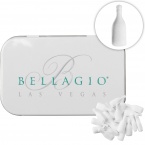 Rectangular Tin with Bottle Shaped Mints