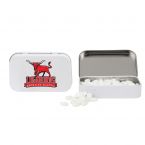 Rectangular Tin with Football Shaped Mints