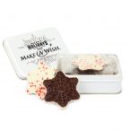 Keepsake Gift Tin with Snowflake Peppermint Bark