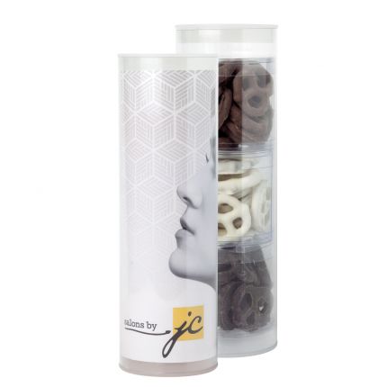 3 Piece Gift Tube with Gourmet Pretzels