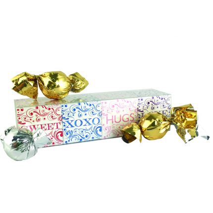 4 Cube Acetate Gift Box with Truffles