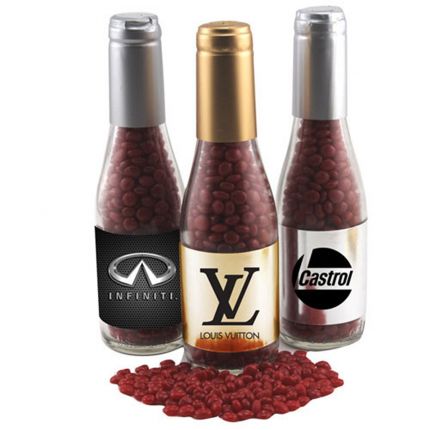 Champagne Bottle with Cinnamon Imperials