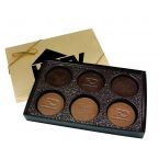 Cookie Gift Box with 6 Round Cookies