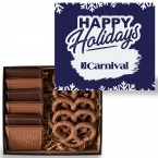 6 Piece Cookie and Confection Gift Box with Pretzels 