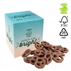 ECO-Box, PCR & Full Color, Mini Chocolate Pretzels