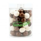 Cylinder Acrylic Gift Jars - Malt Balls