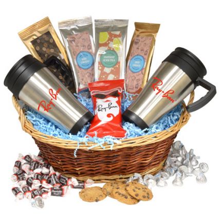 Premium Mug Gift Basket with Candy Fills