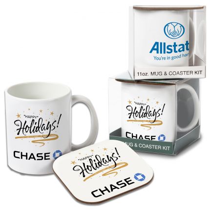 Mug & Hard Coaster Gift Set