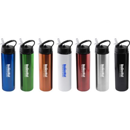 24 oz Water Bottle with Flip Top Sport Lid