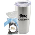 Tumbler with Dark Chocolate Almonds Mug Drop