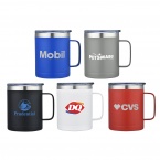 14 oz. Stainless Steel Camping Mug with Handle