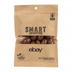 FairTrade Milk Chocolate Almonds in Compostable Kraft Pouch