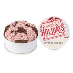 Crushed Peppermint Chocolate French Sable Cookie in Gift Tin-Large