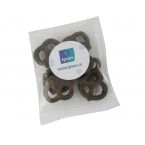 1oz. Goody Bags - Milk Chocolate Mini Pretzels