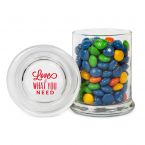 Glass Gourmet Jar - Chocolate Buttons Imprinted