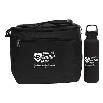 Keeping It Cool Gift Set With Cooler and Water Bottle