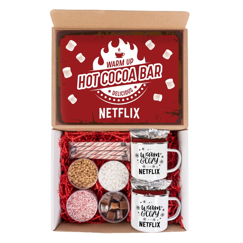 Hot Cocoa Bar Kit with 2 Mugs