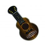 Dark Woodgrain Acoustic Guitar Shaped Mint Tin