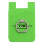 Silicone Wallet with Ring