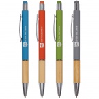 Saratoga Bamboo Grip Stylus Pen