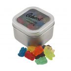 Clever Candy Window Tin with Gummy Bears