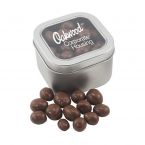 Window Tin with Chocolate Peanuts