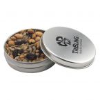 Round Tin with Trail Mix