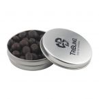 Round Tin with Choc Espresso Beans