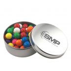 Round Tin with Gumballs