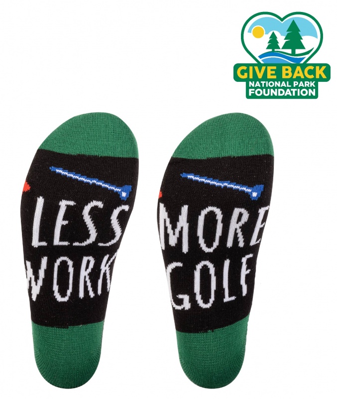 ACE Less Work, More Golf Dress Socks