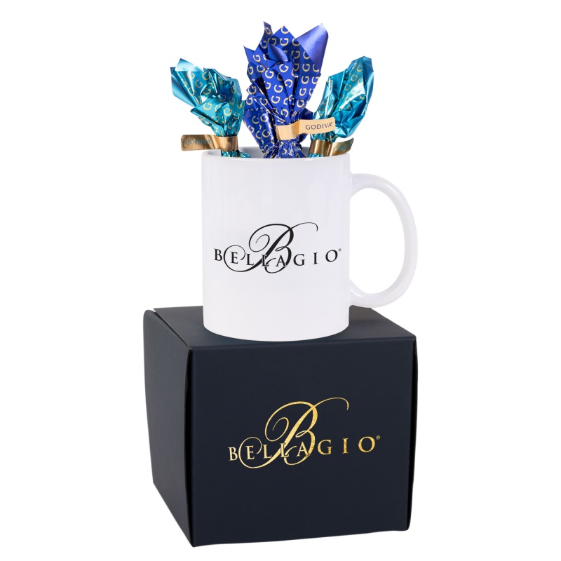 Premium Mug Gift Box with Godiva Chocolates