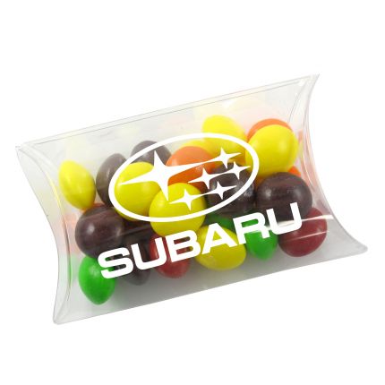 Small Pillow Acetate Box with Skittles