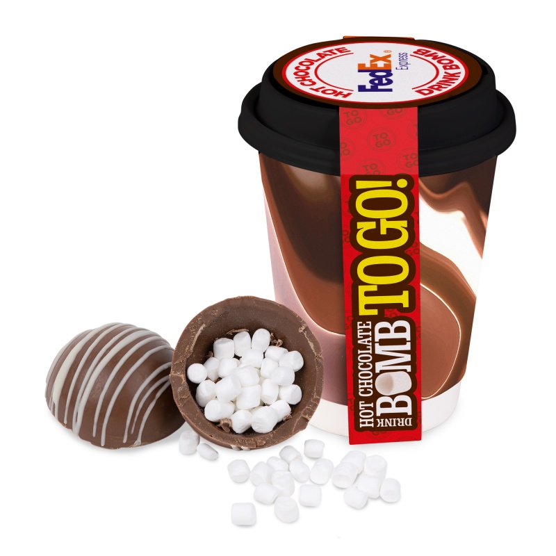 To-Go Cup with Hot Cocoa Bomb