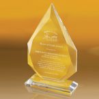 Teardrop Shaped Award 7 3/4"