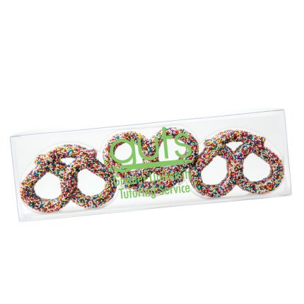 3 Ring Pretzel Acetate with Nonpareil Pretzels