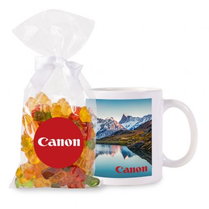Clever Candy Mug Gift Set with Gummy Bears