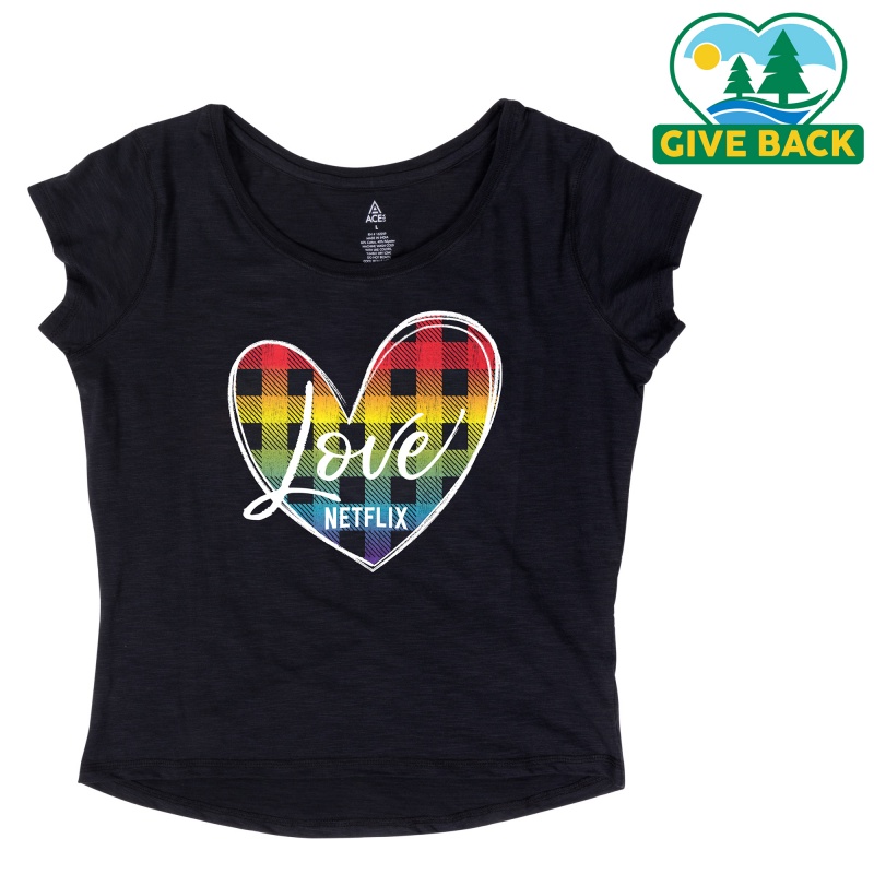 ACE Pride Ladies' Slub Scoop Neck T-Shirt