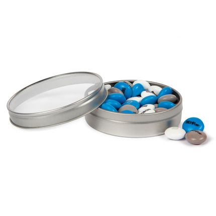 1.5 oz. Personalized M&M'S&reg; in a Silver Tin