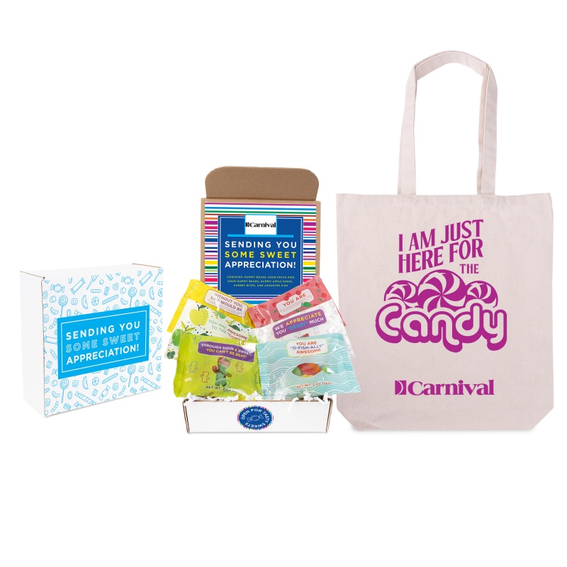 Sweet Appreciation Gummy Candy Mailer with Tote