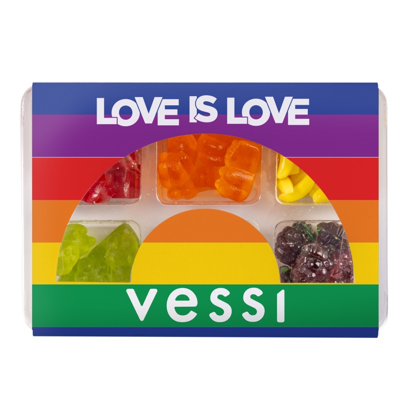 Pride Rainbow Die Cut Nested Candy Box