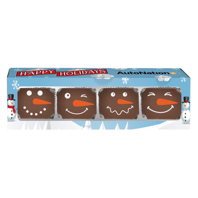 Holiday Snowman Chocolate Slider Box